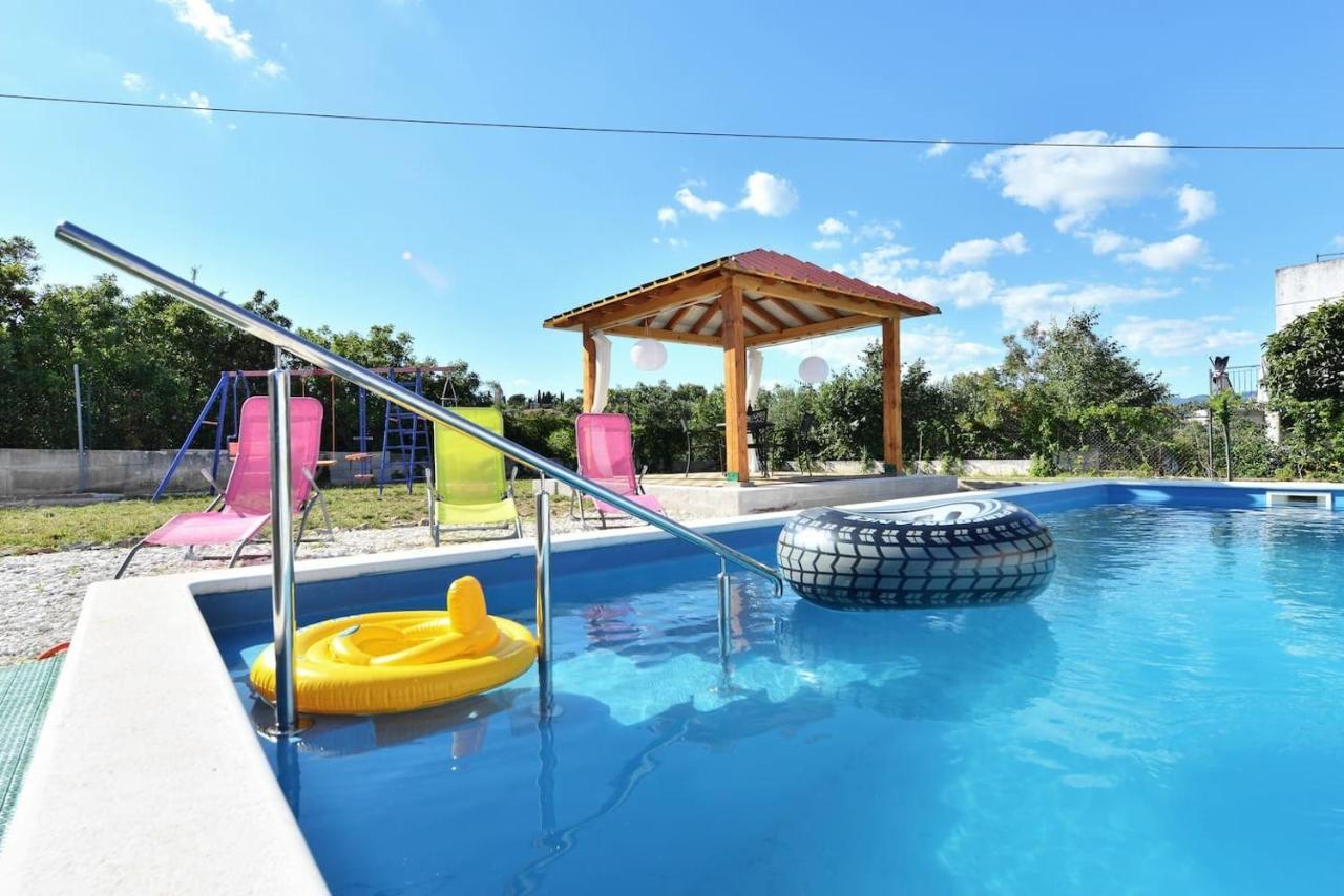 Holiday Home Nino With Amazing Swimming Pool Slatine Exterior photo